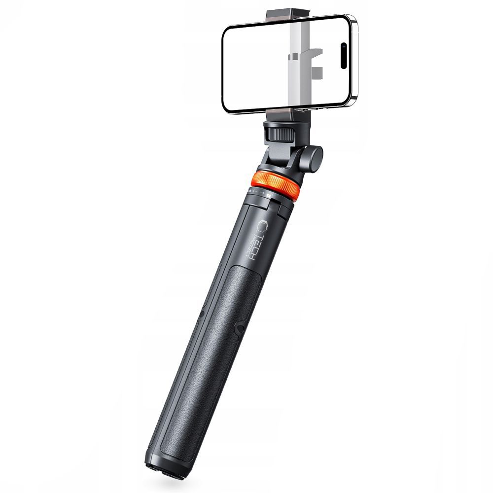 Selfie Lazda "bluetooth" Nuotraukų Lazda Su Nuotolinio Valdymo Trikojo Galvute 148 Cm - Juoda