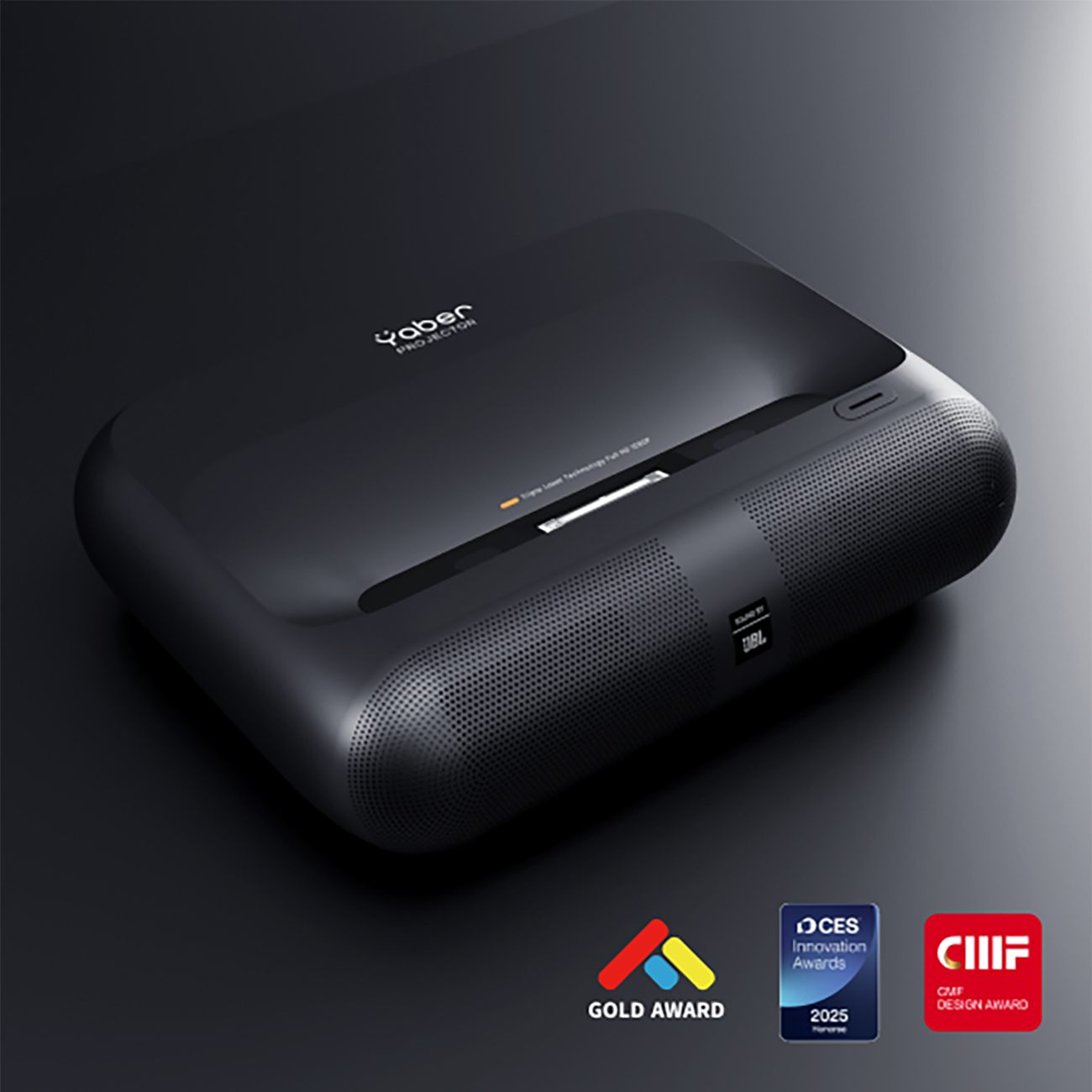 Rgb Fullhd 1080p Lazerinis Daugialypės Terpės Projektorius Su "jbl Wifi Bt K300s" Garsiakalbiais - Juodas