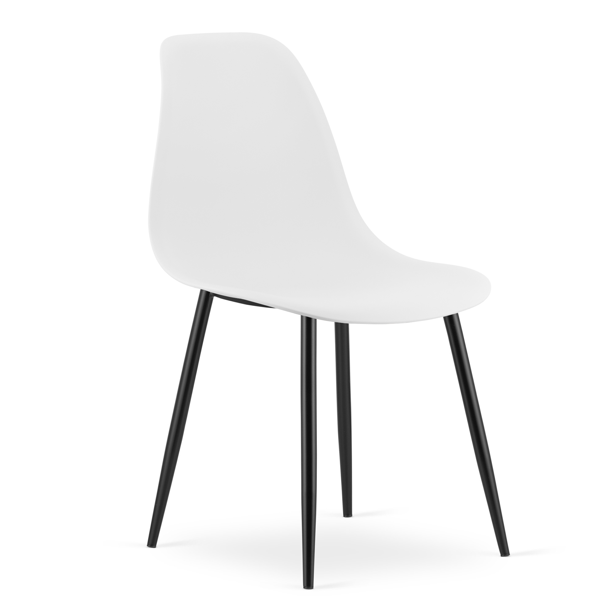 Wat Kėdė Balta / Kojos Juodos X 2
