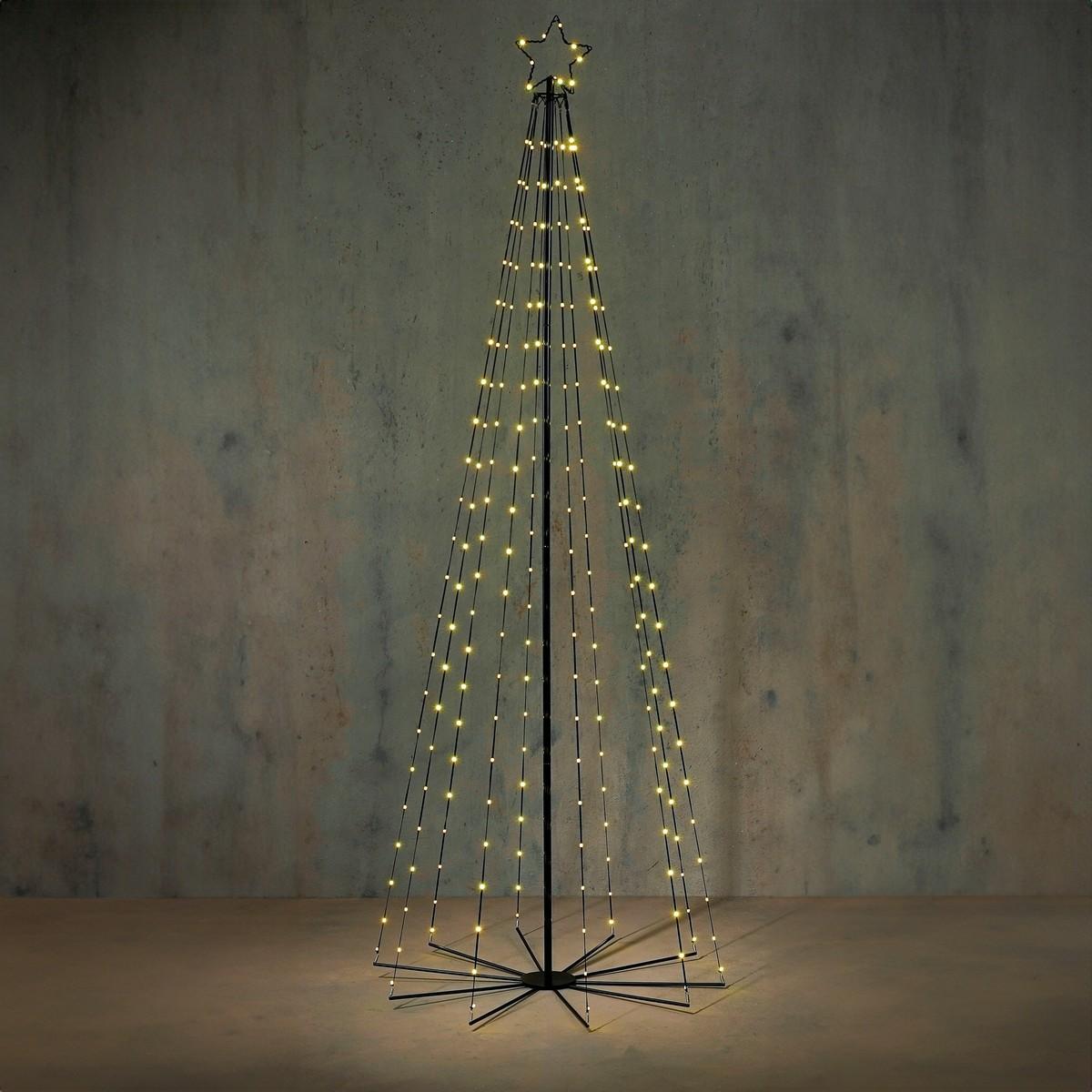 Dekoratyvinė Kalėdinė Eglutė 290 Led šiltai Balta 300cm Luca