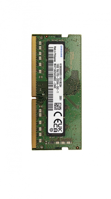 Samsung Atmintis (sodimm/ddr4/16 Gb/3200 Mhz/1,2 V/22 Clcl/single ...