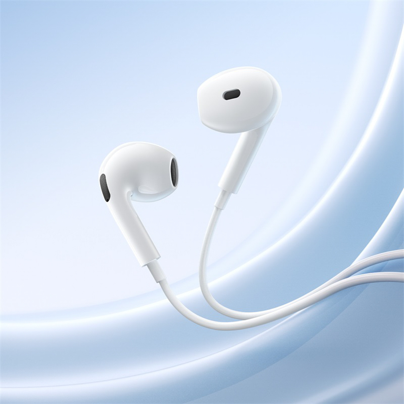 Usb-c Laidinės Ausinės į Ausis - Baltos Spalvos