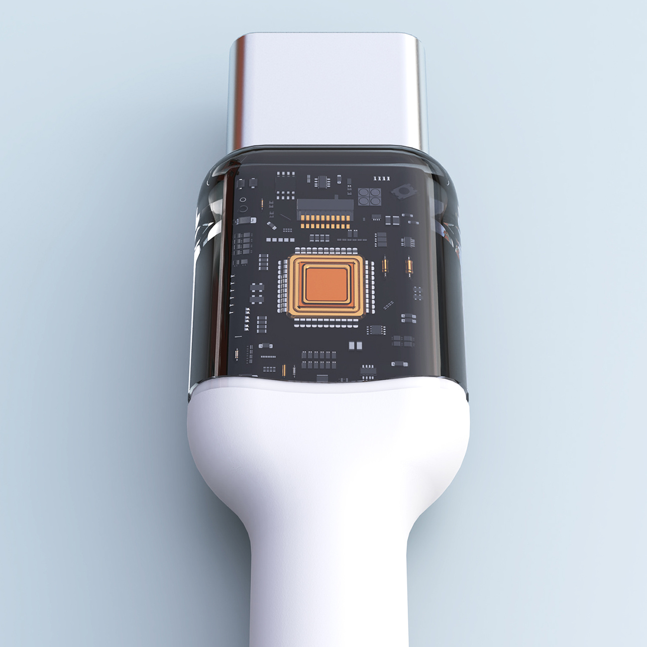 Usb-c Pd 240w Kabelis 2 M - Baltas