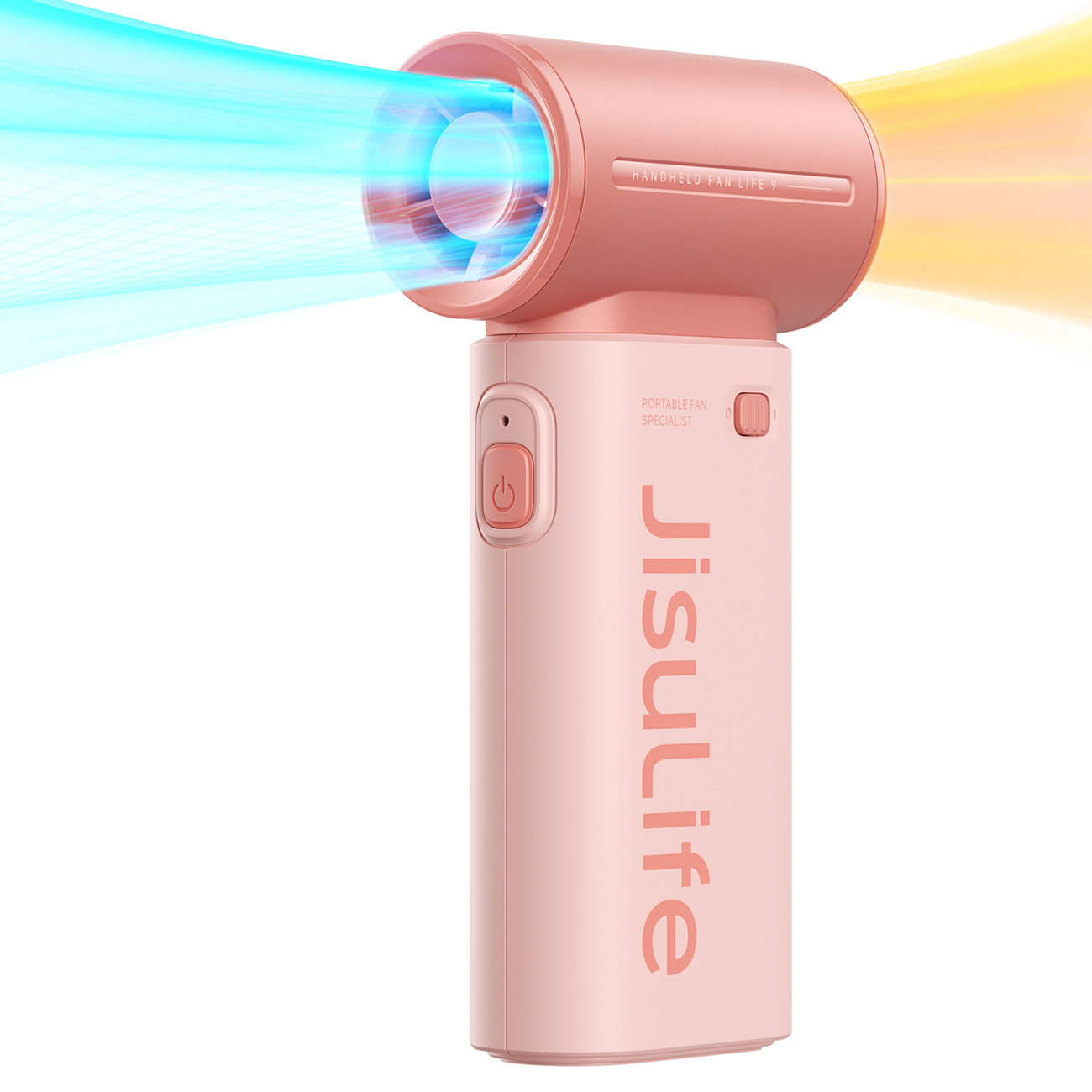 Mini Ventiliatorius Usb-c Nešiojamasis Ventiliatorius 5000 Mah - Rožinis