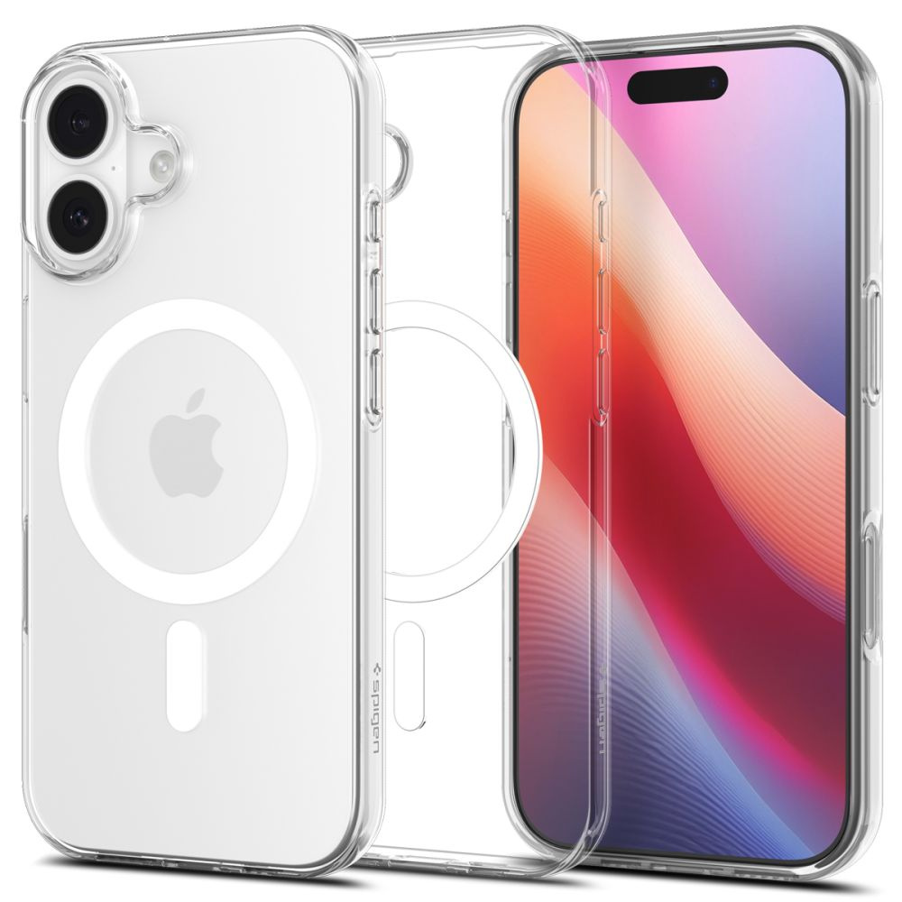 Apsauginis Dėklas "iphone 17 Liquid Crystal Magsafe" - Skaidrus Ir Baltas