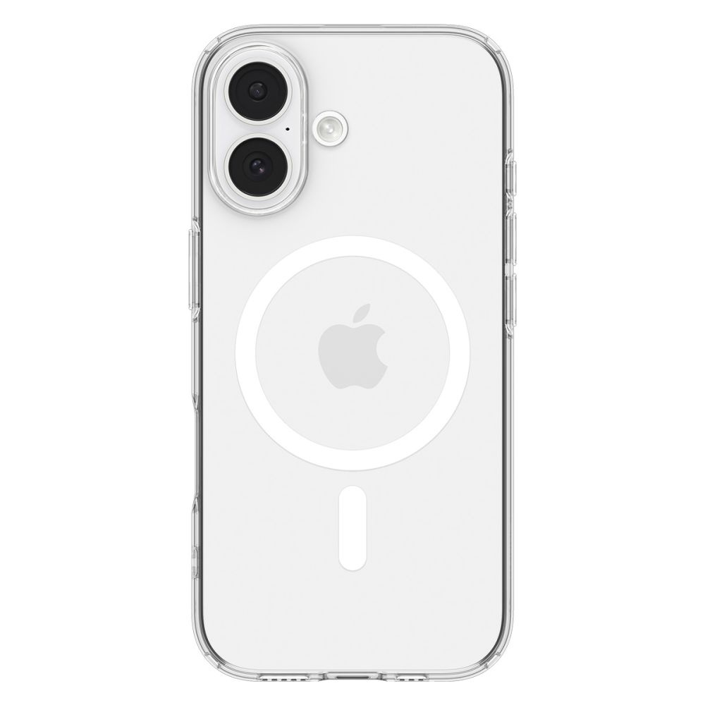 Apsauginis Dėklas "iphone 17 Liquid Crystal Magsafe" - Skaidrus Ir Baltas