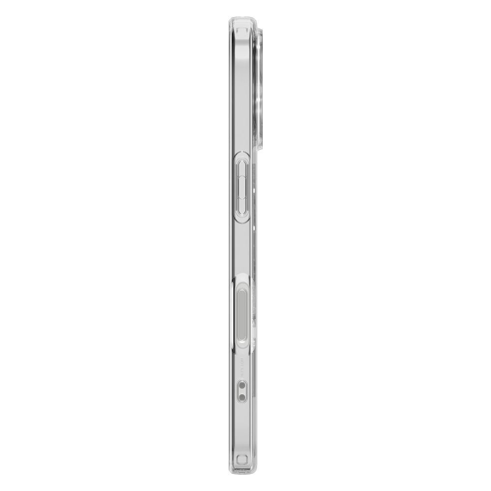 Apsauginis Dėklas "iphone 17 Liquid Crystal Magsafe" - Skaidrus Ir Baltas