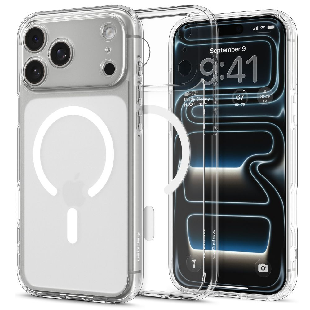 Apsauginis Dėklas "iphone 17 Pro Ultra Hybrid Magsafe" - Baltas