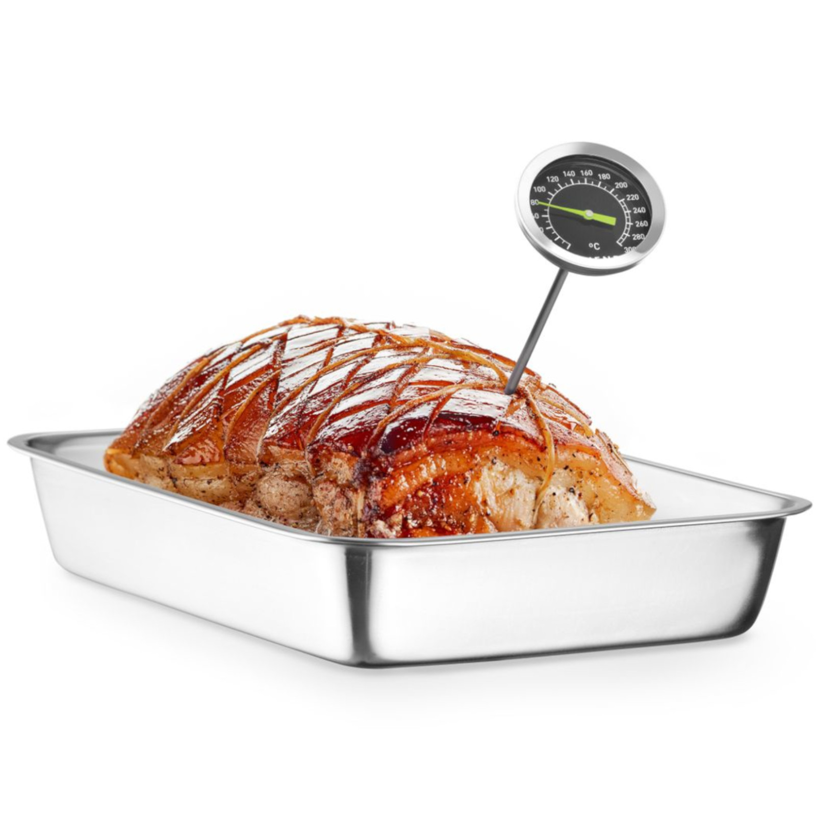 Analoginis Gastronominis Termometras Su Smailiuoju Zondu 0-300 C