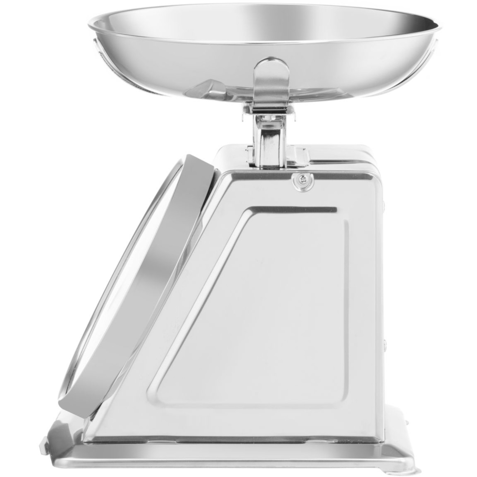 Analoginės Virtuvės Svarstyklės Su Nerūdijančio Plieno Svėrimo Lėkšte 5 Kg