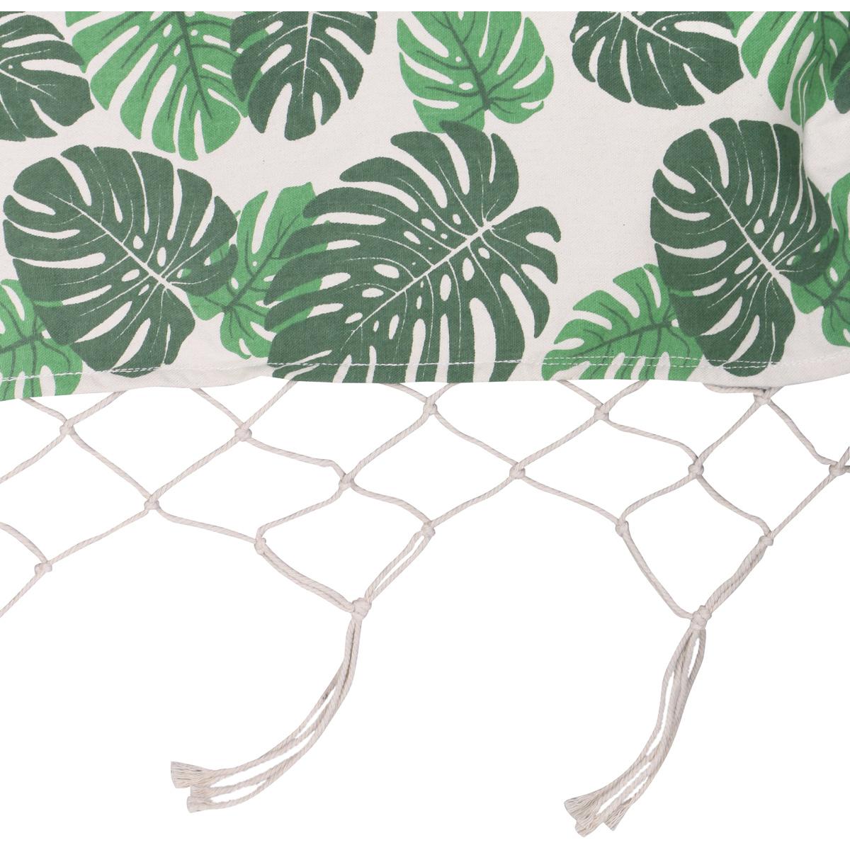 2 Asmenų Sodo Hamakas 200x150 Cm Su Juosta Ir Kutais Miami Natura Jungle