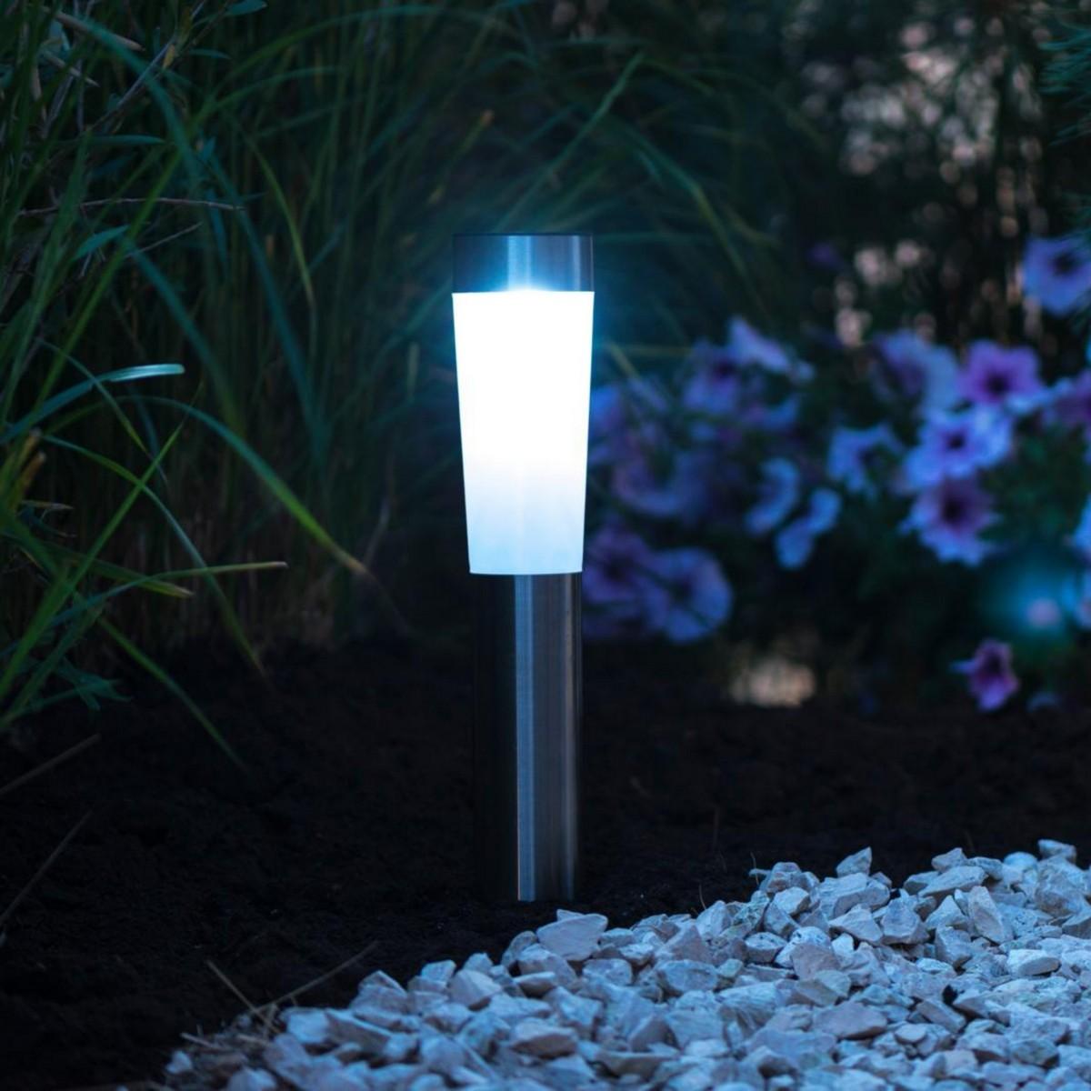 Lempa Solara 2 Led H 56cm Inox Grundig