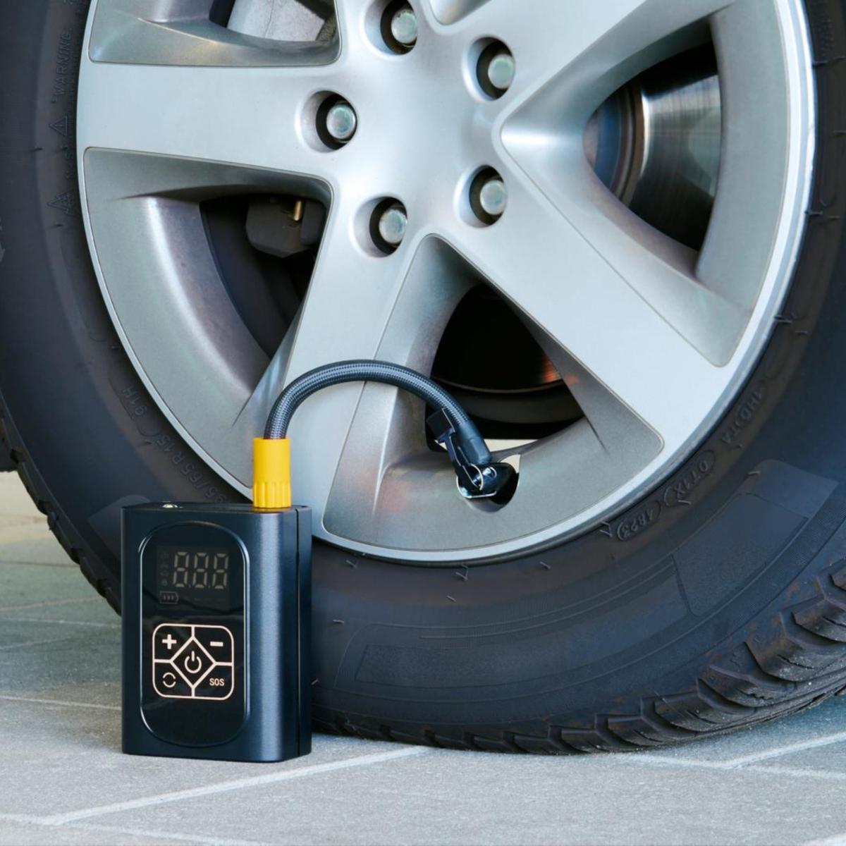 Automobilinis Kompresorius Dunlop 150 Psi Skaitmeninis Kompresorius Su Powerbank Funkcija