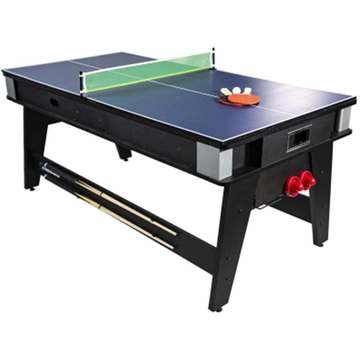 Multigerio Stalas 4v1 Bilardo Stalas Tenis Stalas Valgomojo Stalas 189x94,1x81,3 Cm Enero