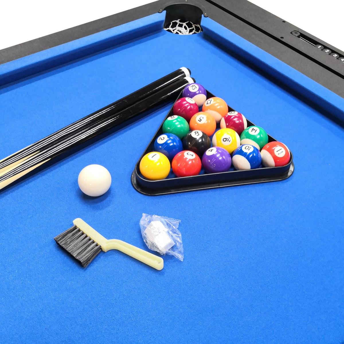 Multigerio Stalas 4v1 Bilardo Stalas Tenis Stalas Valgomojo Stalas 189x94,1x81,3 Cm Enero