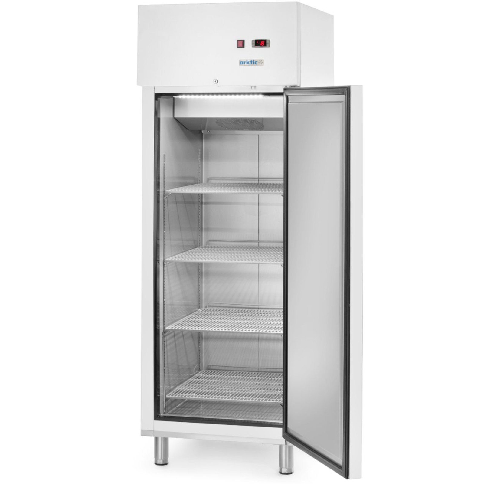 šaldytuvas-šaldytuvas 1 Durų 4 Lentynų Stal Gn 2/1 465 L 250 W