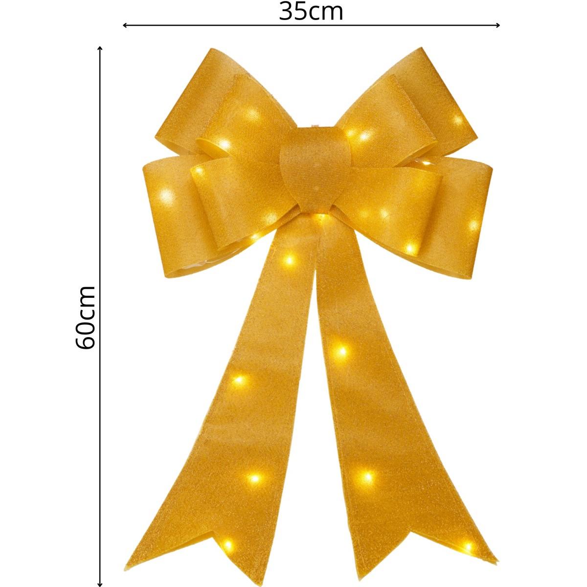 Dekoratyvinis Lankas 60 Cm Aukso Spalvos 25 Led