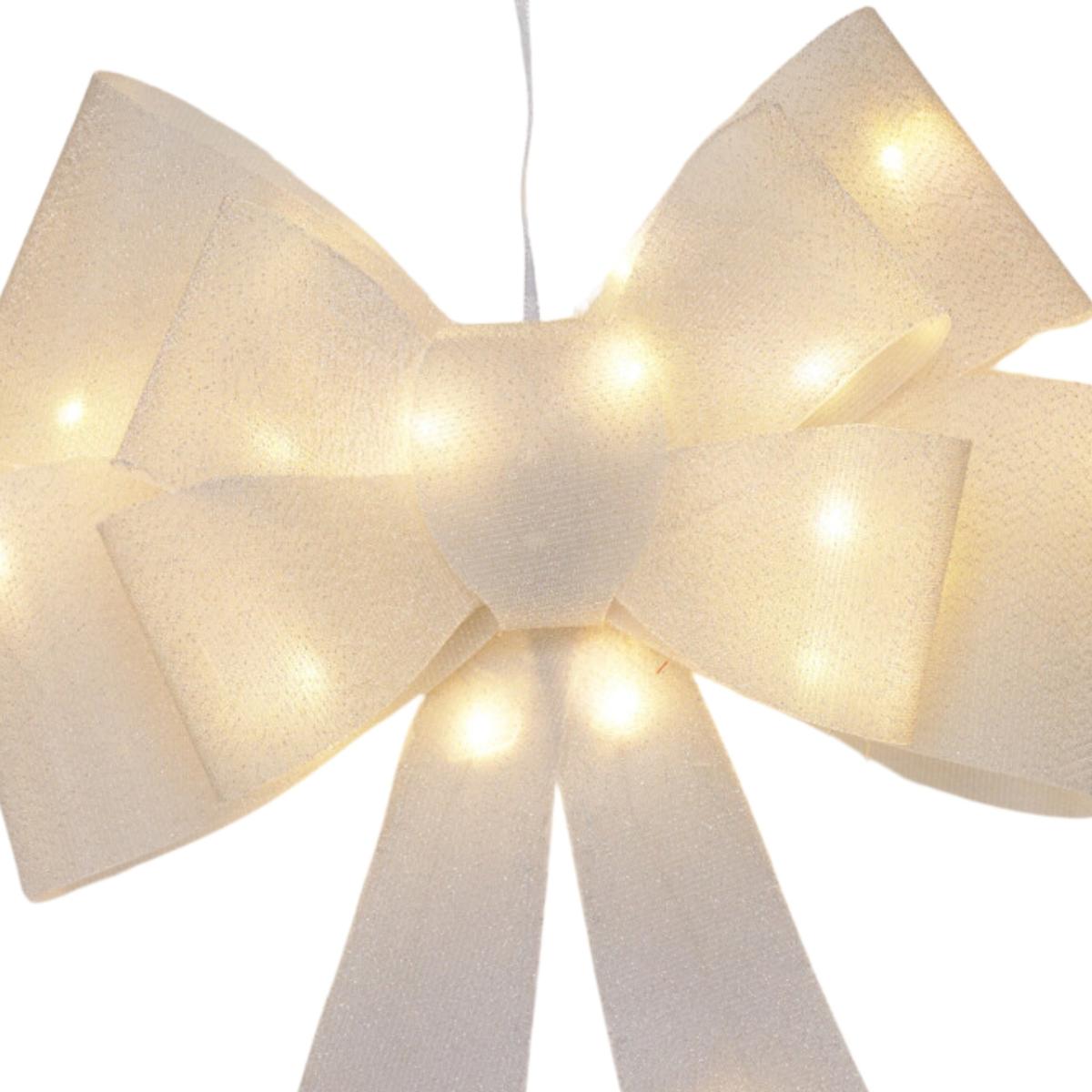 Dekoratyvinis Lankas 60 Cm Sidabrinis 25 Led