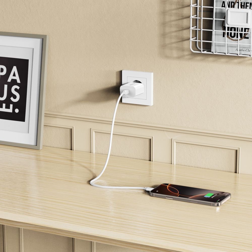 Nc20w Usb-c 20 W Tinklo įkroviklis - Baltas