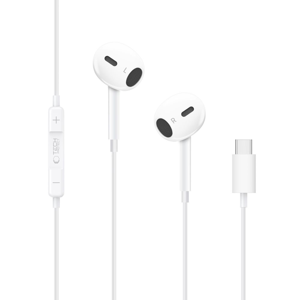 Ultraboost Core G2 Usb-c 120 Cm Ilgio Laidinės į Ausis įstatomos Ausinės Su Mikrofonu - Baltos Spalvos