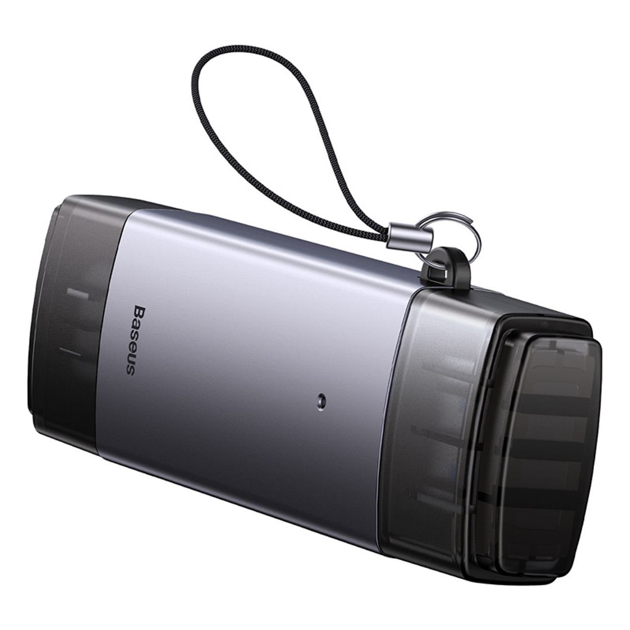 Usb-a Usb-c Sd Tf Atminties Kortelių Skaitytuvas - Pilkas