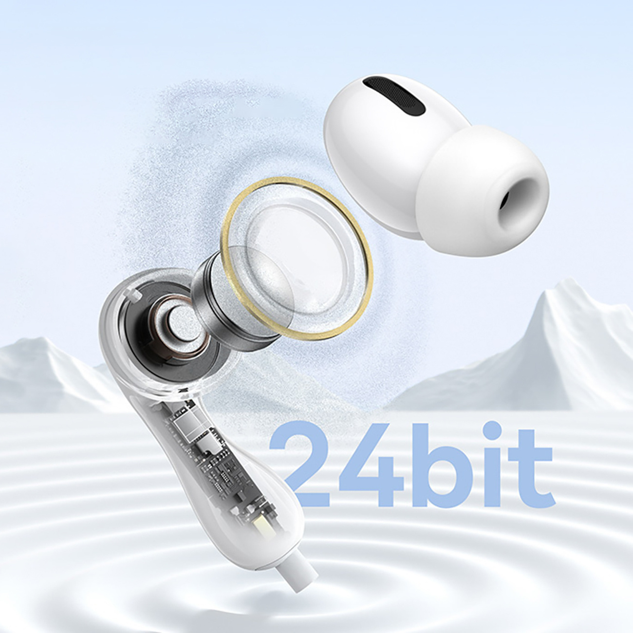 Encok Cz20 Usb-c Laidinės Ausinės į Ausis - Baltos Spalvos