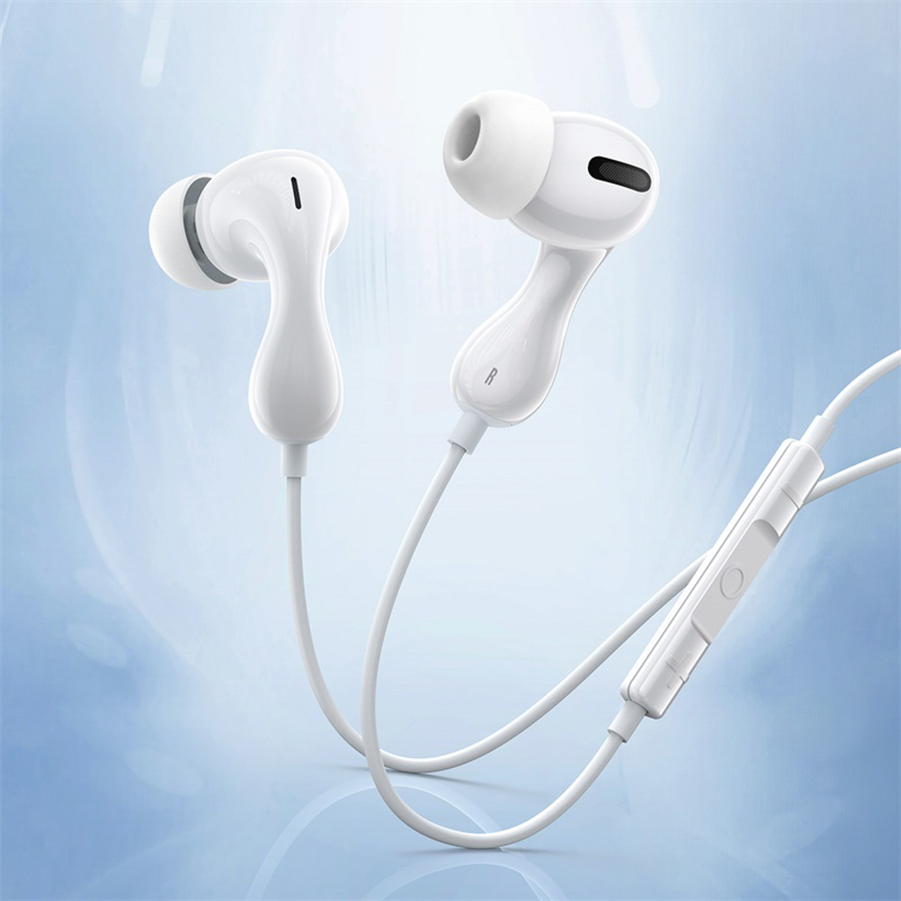 Encok Cz20 Usb-c Laidinės Ausinės į Ausis - Baltos Spalvos