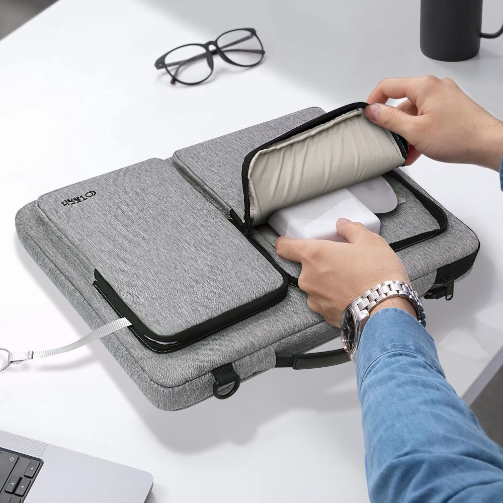 "defender Bag" Krepšys 15-16'' Nešiojamojo Kompiuterio Dėklui - Pilkas