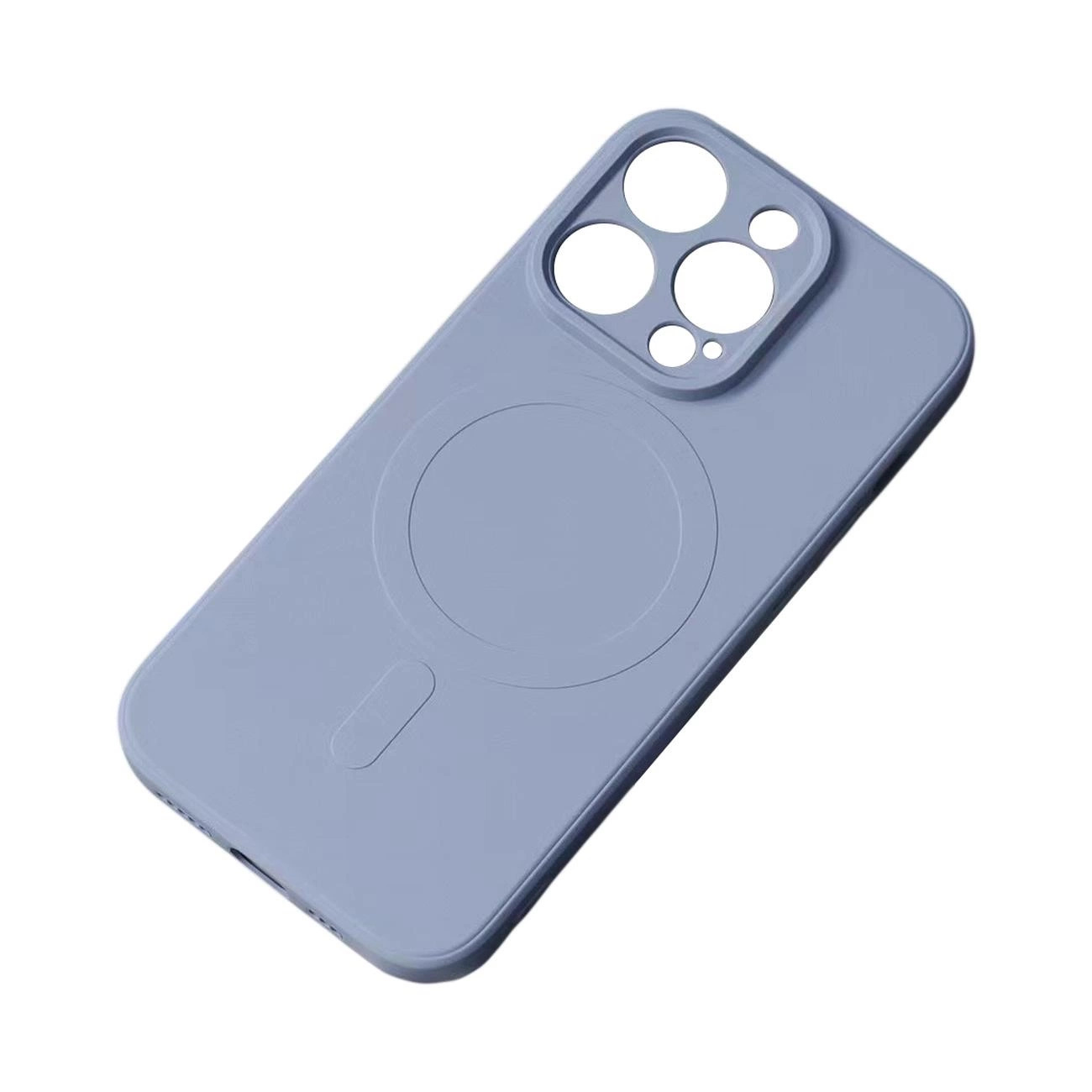 Silikoninis Dėklas "samsung Galaxy S25 Edge" Silikoninis Dėklas "magsafe" - Pilkas