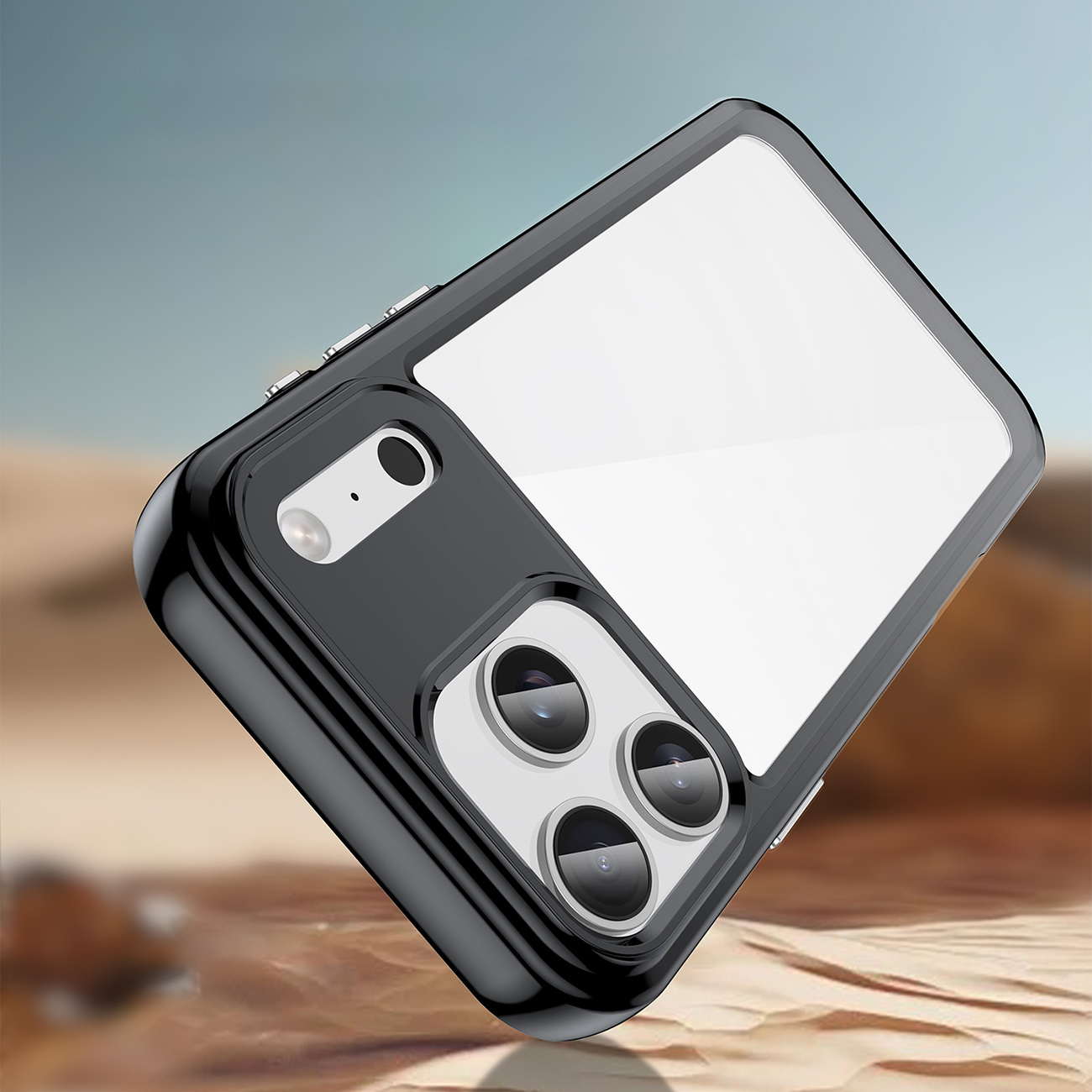 "iphone 17 Pro" Dėklo Dangtelis "outer Space" - Juodas Permatomas