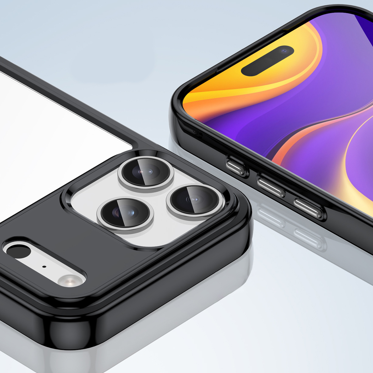 "iphone 17 Pro" Dėklo Dangtelis "outer Space" - Juodas Permatomas