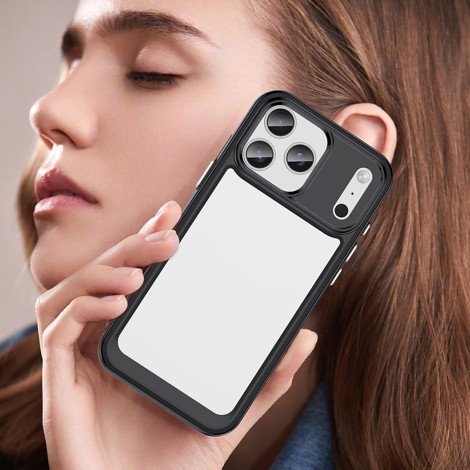 "iphone 17 Pro" Dėklo Dangtelis "outer Space" - Juodas Permatomas