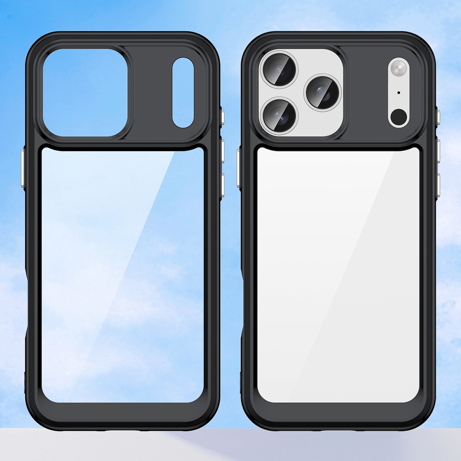 "iphone 17 Pro" Dėklo Dangtelis "outer Space" - Juodas Permatomas