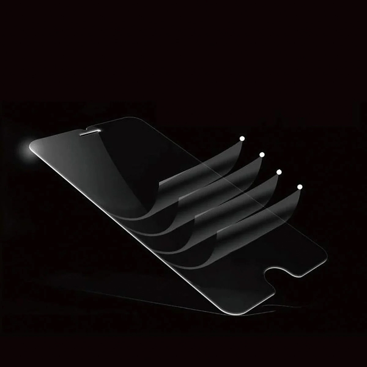 Grūdintas Stiklas, Skirtas "iphone 17 Pro Full Glue Tempered Glass" - 2 Vnt.