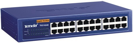 Tenda 24 Prievadų Gigabitinis Komutatorius Teg1024d (24x 1 Gbe )