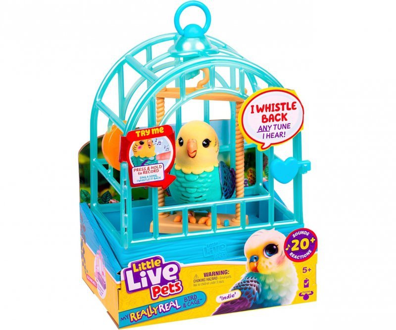 Moose Little Live Pets 26691 Kalbantis Paukštis Su Narveliu
