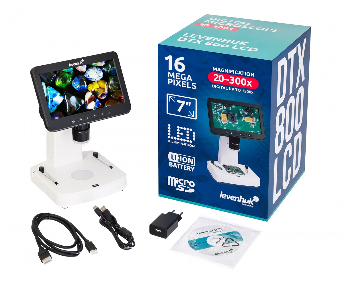 Skaitmeninis Mikroskopas Levenhuk Dtx 800 Lcd