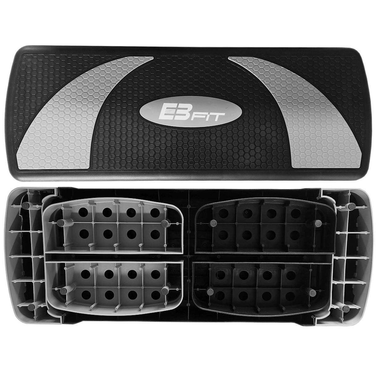 Aerobikos Laiptelis 78x29cm 3 Pakopų Reguliavimas Enero Fit