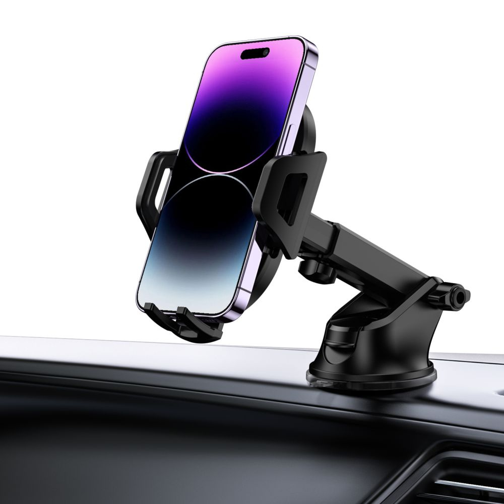 Automobilinio Telefono Laikiklis Kabinoje, Ventiliacijos Angose V5 - Juodas