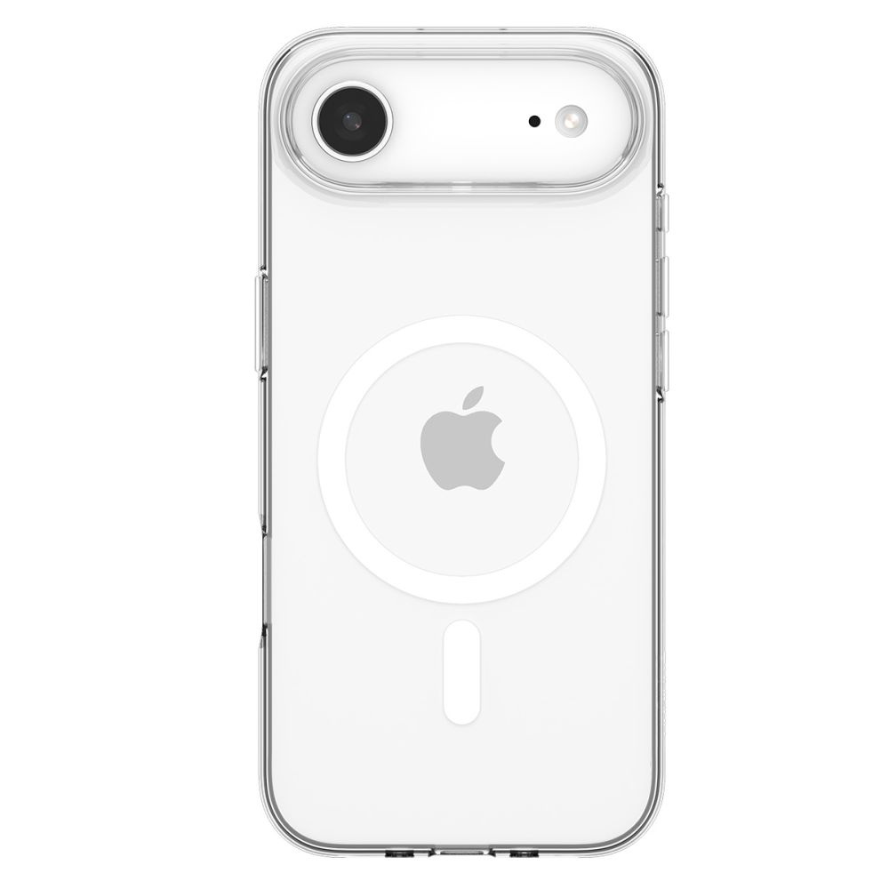"iphone 17 Air" Dėklas "magsafe Liquid Crystal" - Skaidrus Ir Baltas