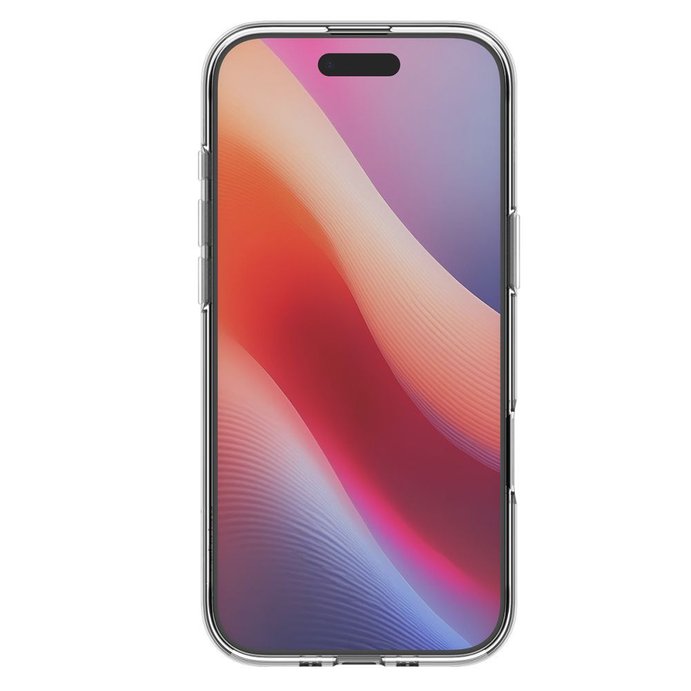 "iphone 17 Air" Dėklas "magsafe Liquid Crystal" - Skaidrus Ir Baltas
