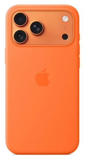 Apple Iphone 17 Pro Max Silikoninis Dėklas Su Magsafe - Oranžinis
