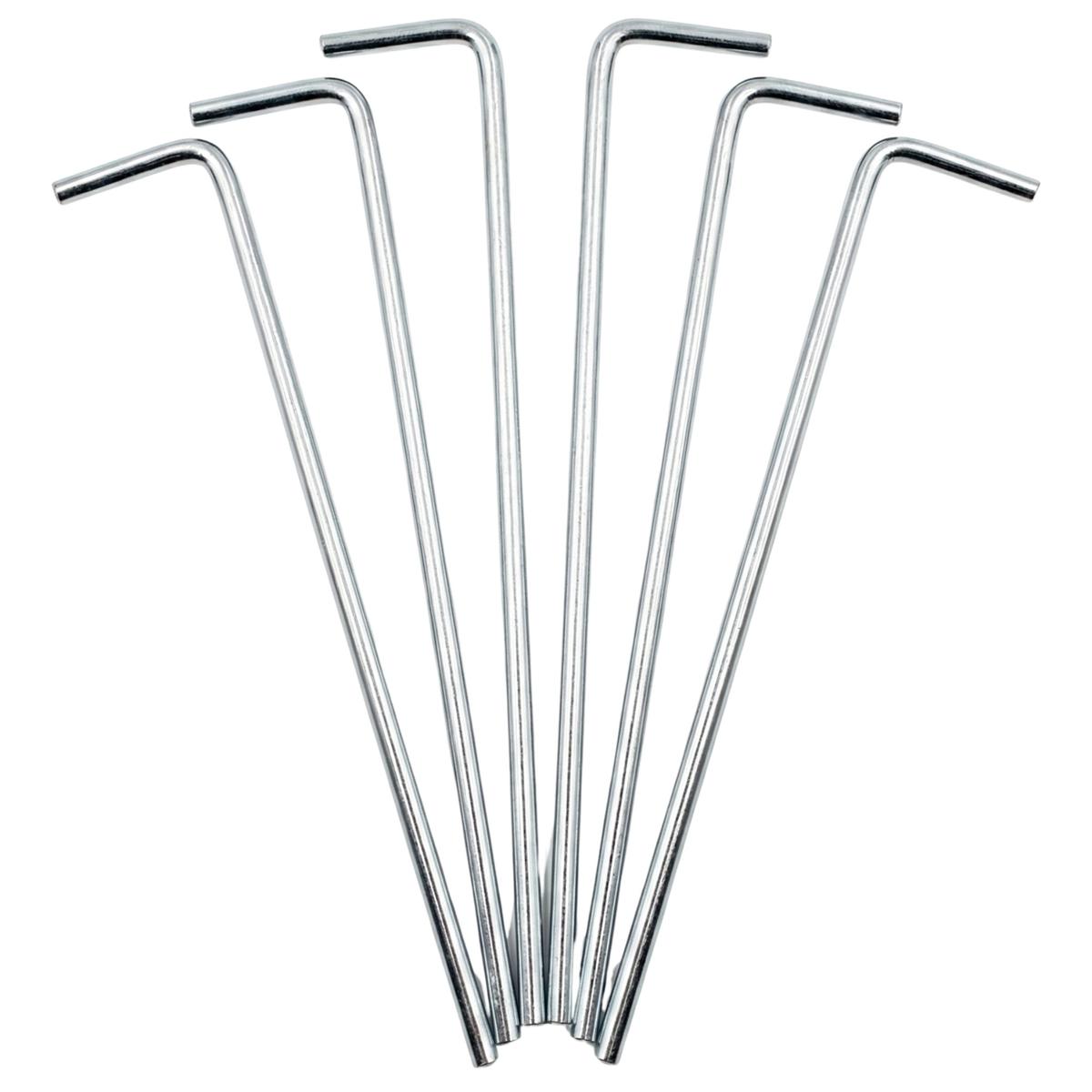 18 Cm Kpl.6 Metaliniai Enero Camp Palapinės Smeigtukai
