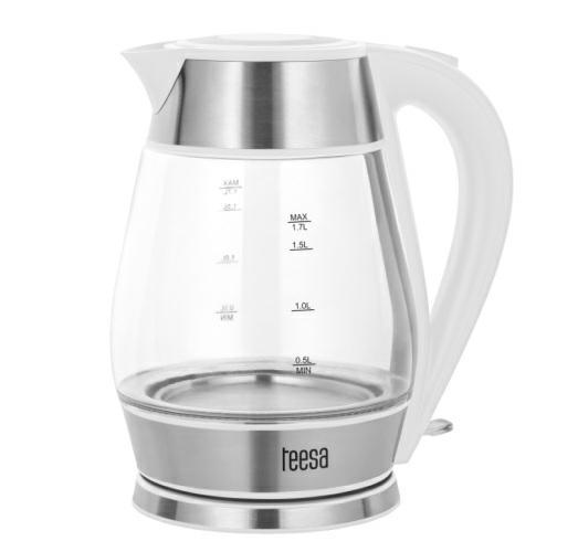 "teesa" Virdulys Tsa1512w Stiklinis Baltas