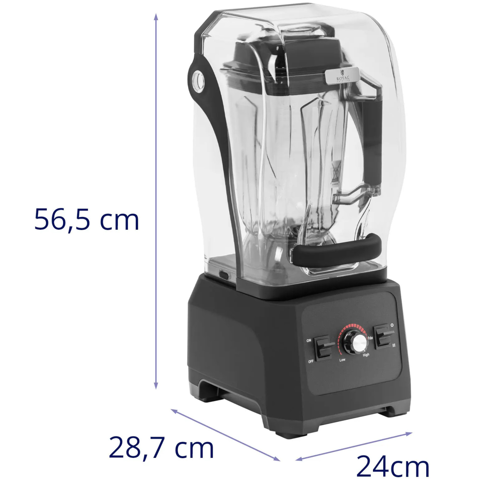 Kišeninis Maišytuvas Su Duslintuvo Korpusu 2,5 L 24500 Aps/min 1680 W