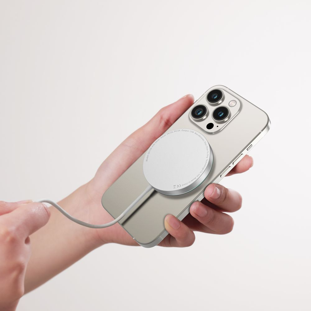 Magsafe Usb-c Kabelio Indukcinis įkroviklis - Sidabrinis