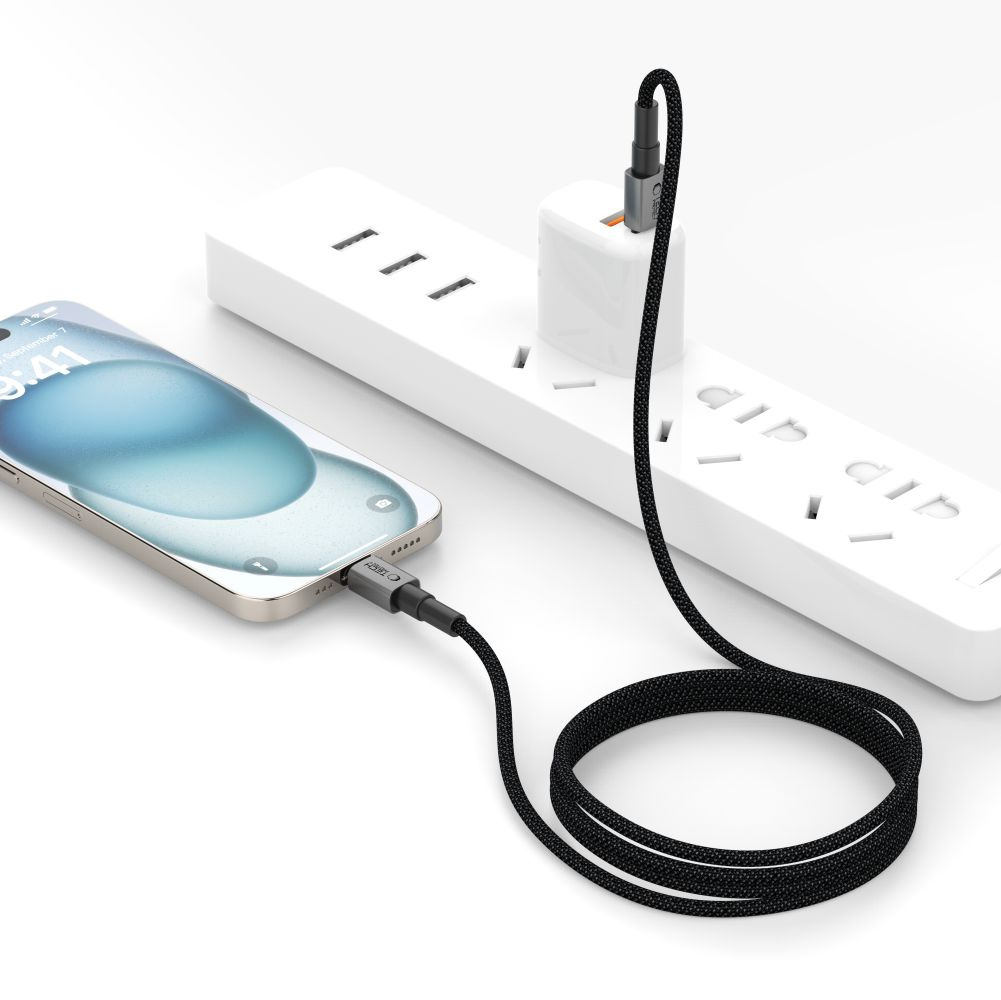 Usb-c Kabelis Ultraboost Dna Pd 60w 3a 50 Cm - Pilkas