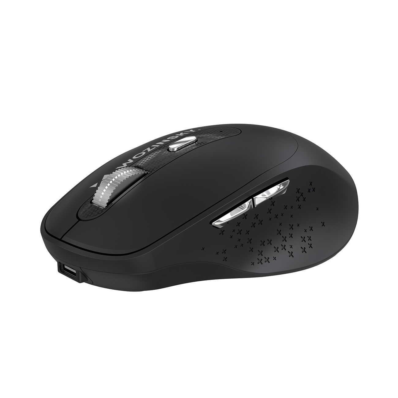 Belaidė Ergonominė Pelė 6 Mygtukai "bluetooth" 1600 Dpi - Juoda