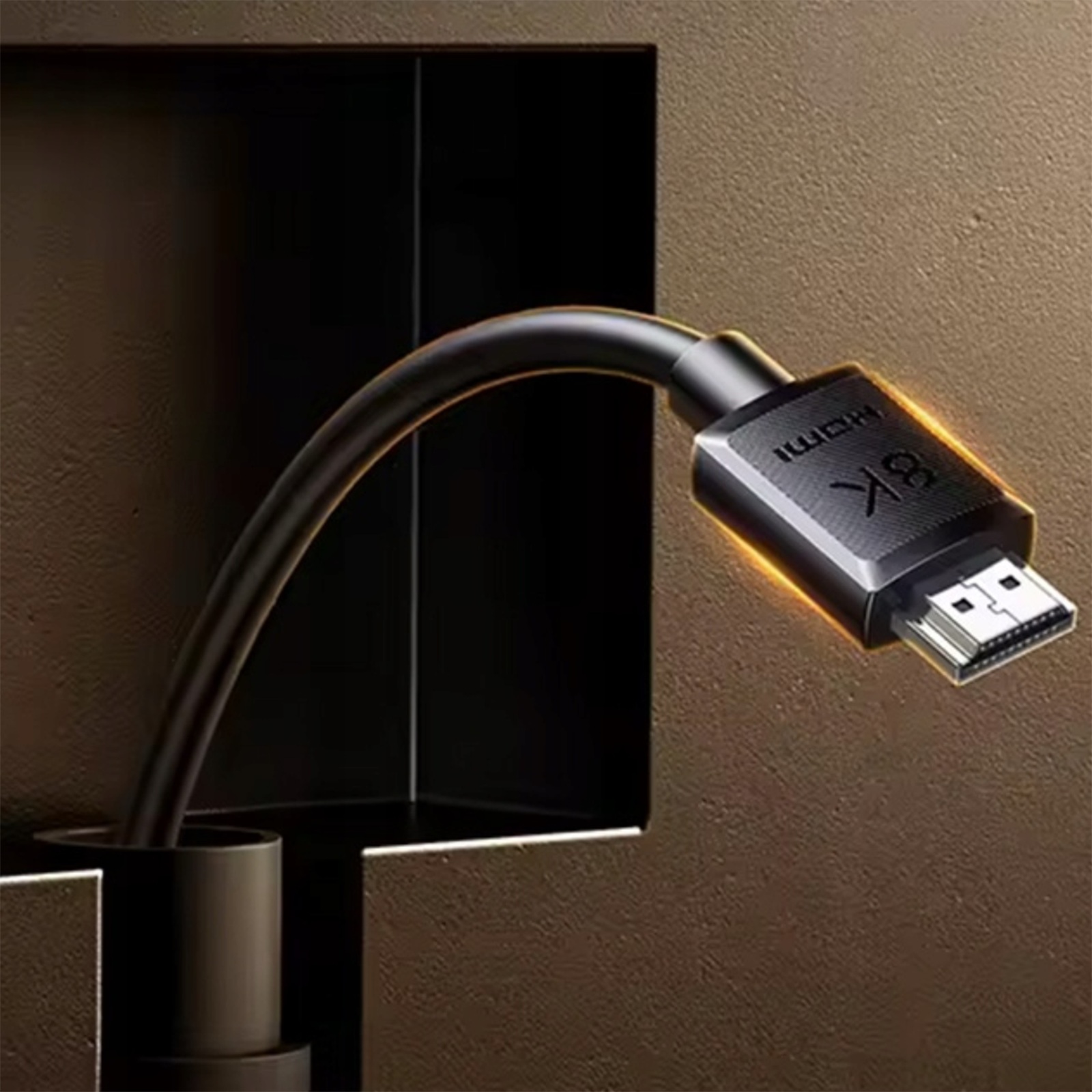 Hdmi 8k Vaizdo Kabelis 10 M - Juodas