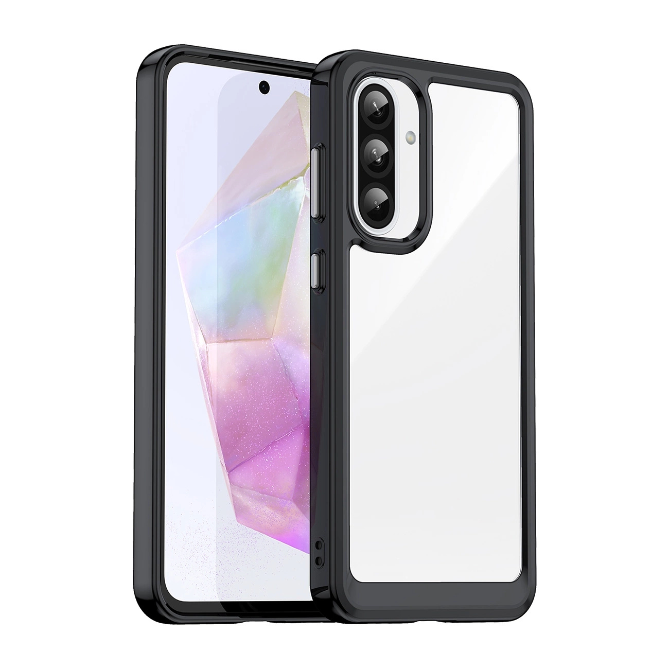 Dėklas Su Lanksčiu Rėmeliu, Skirtas "samsung Galaxy A56 Outer Space Case" - Juodas